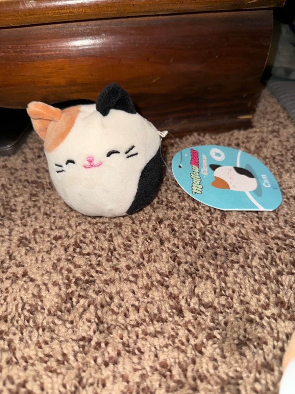 Calico Cat Plush Toy - Soft Round Kitty for Cats